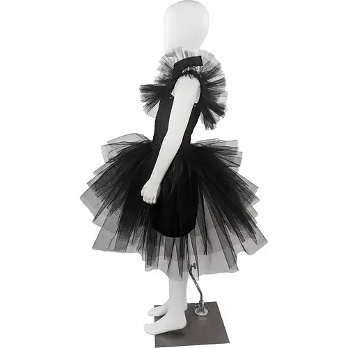 Платье Вэнздей ( Уэнздей) Аддамс на балу детское - фото 2