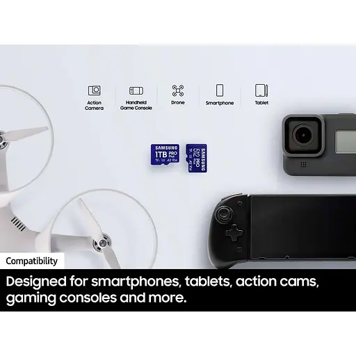 Карта памяти MICRO SDXC PRO+ 512GB W/ADAPT. MB-MD512SB/WW SAMSUNG - фото 5