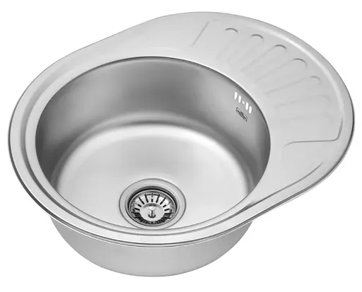 Кухонная мойка Kroner KRP Satin - 5745 (0,8 мм) (CV022775) - фото 2