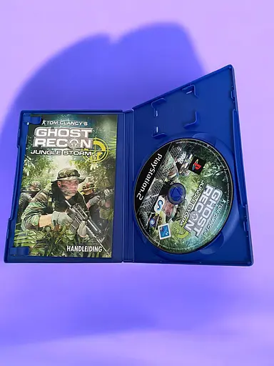 Диск с игрой на PlayStation 2 лицензия Tom Clancy's Ghost Recon: Jungle Storm - фото 2