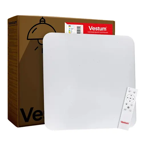 Светильник QUATRO звездное небо 60W 380*380*65мм 3000К-6500К с ДК