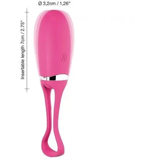 Віброяйце Dorcel Secret Delight Magenta з пультом ДК з турборежимом та голосовим керуванням - фото 6