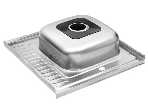 Кухонная мойка Kroner KRP Dekor - 6060R (0,6 мм) (CV022813) - фото 6