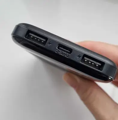 Портативний зовнішній акумулятор Power Bank Powerway TX10 10000mAh (Чорний) - фото 3