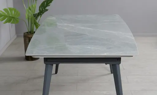 Стол Люкс серый глянец 1200/1800х800х760 серые ноги - фото 4