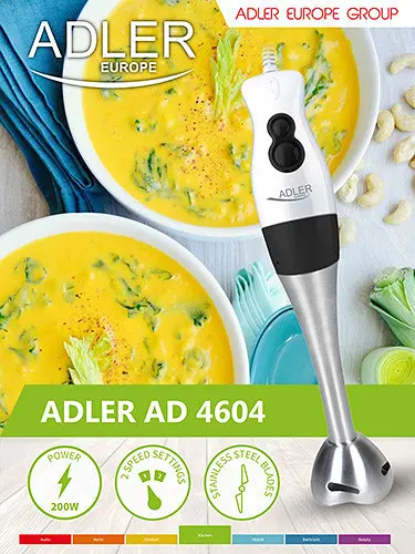 Блендер погружной Adler AD 4604, ручной, мощность 200 Вт - фото 5