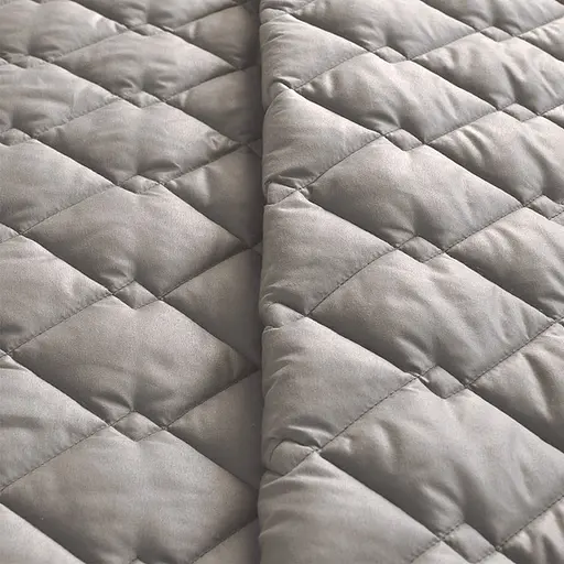 Покривало двостороннє Ideia Стиль Cube 180х210 см сіре з квітами (8-32404*011) - фото 2