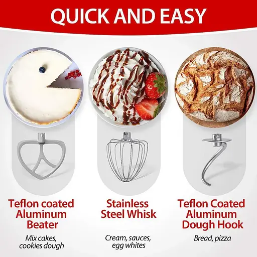 Кухонный комбайн планетарный Cookdeyi миксер тестомес 1800 Вт чаша 8 л SM 1522NM black - фото 8