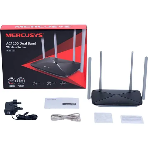 Беспроводной маршрутизатор (роутер) Mercusys AC12 V2 [128292] - фото 5