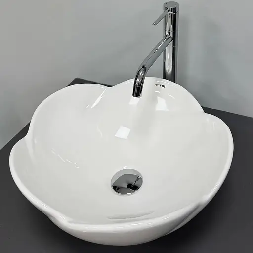 Умивальник VBI Rosolini white накладний VBI-012625, Білий - фото 1