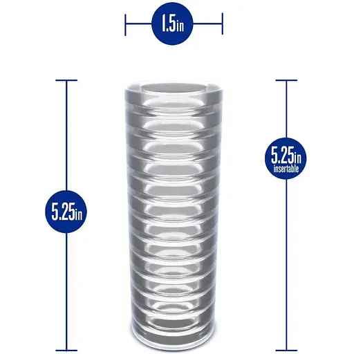 Мастурбатор Blush Rize - Ribz Glow in the Dark Masturbator - Clear - фото 5