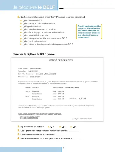 DELF junior/scolaire - Nouveau format d'épreuves (B1) - фото 4