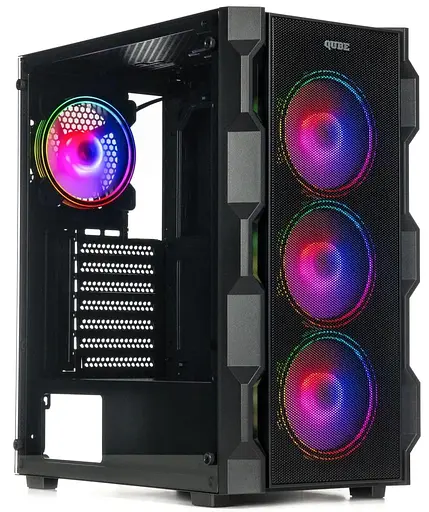 Корпус QUBE CORSAIR ARGB Black (CORSAIR_FMNU3) без блока питания - фото 2