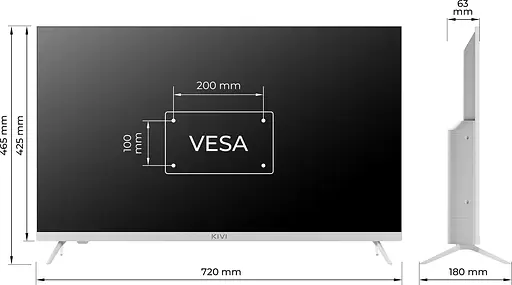 Телевизор Kivi 32H760QW - фото 10