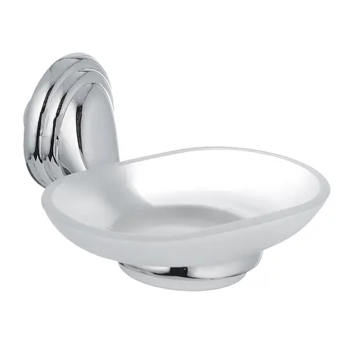 Мыльница настенная стеклянная ZERIX LR1502 (LL1491) - фото 1