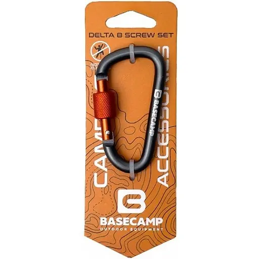 Карабін Base Camp Delta 8 Screw Set Grey (1033-BCP 61116)