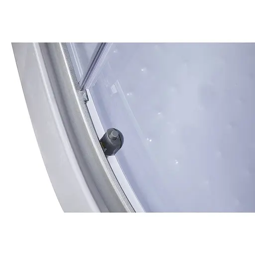 Душевой бокс Lidz Tani SB90x90.SAT.LOW.GR, Хром матовый, тонированный, хром матовый - фото 6