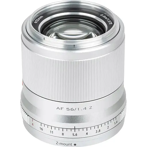 Объектив Viltrox AF 56mm f/1.4 STM Lens for Nikon Z Silver (121756)
