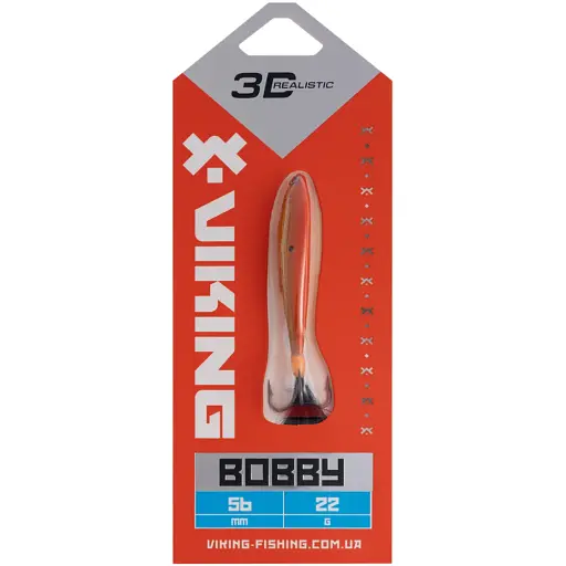 Бокоплав Viking Fishing Bobby 56mm 22.0g #08 Candle Flame - фото 2