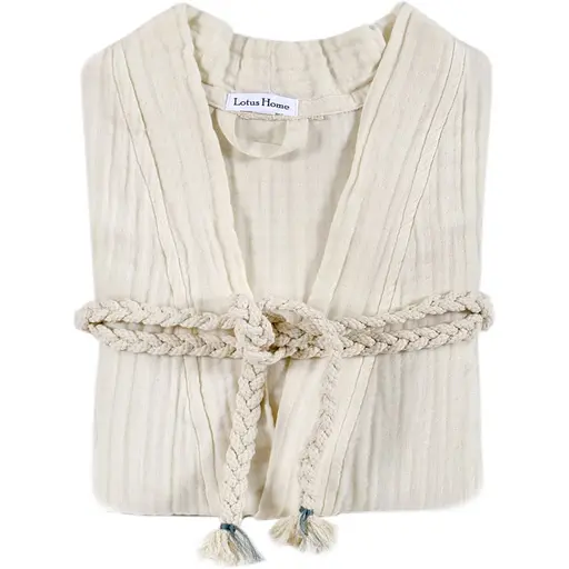 Халат Lotus Home Nitra muslin blue S/M (svt-2000022351027) - фото 2