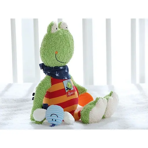 Игрушка-погремушка Sigikid Лягушка мягкая (38686SK) - фото 4