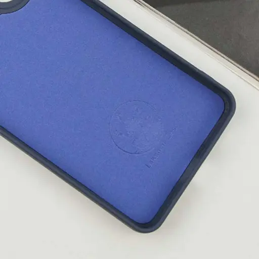 Чехол Lakshmi Silicone Cover Full Camera (AA) with logo для Xiaomi Redmi Note 14 Pro+ 5G Синий / Midnight blue - фото 2