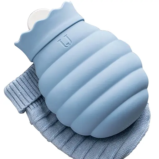 Грелка Xiaomi JORDAN & JUDY Silicone Hot Water Bag 313 мл (Blue) [34941] - фото 2