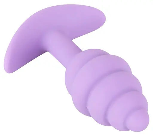 Анальна пробка Cuties Mini Butt Plug 7.5 см (фіолетовий) - фото 3