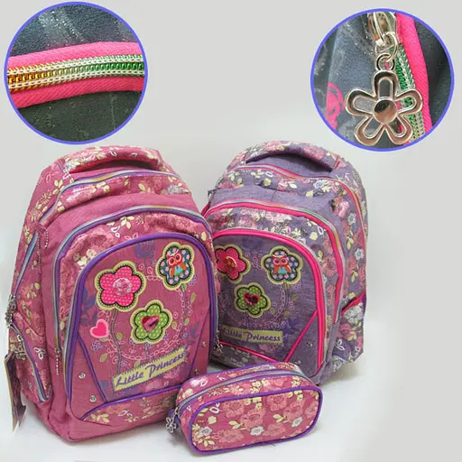 Рюкзак молодіжний Little Princess, 44x30x15 см, із пеналом (В асортименті) - фото 2