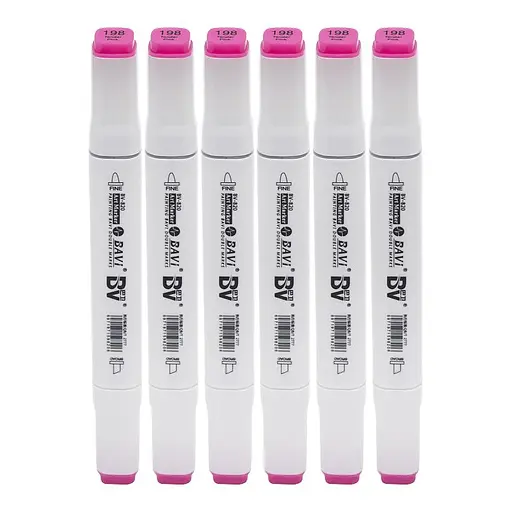 Скетч-маркер двусторонний Bavi №198, на спиртовой основе, 10 шт.