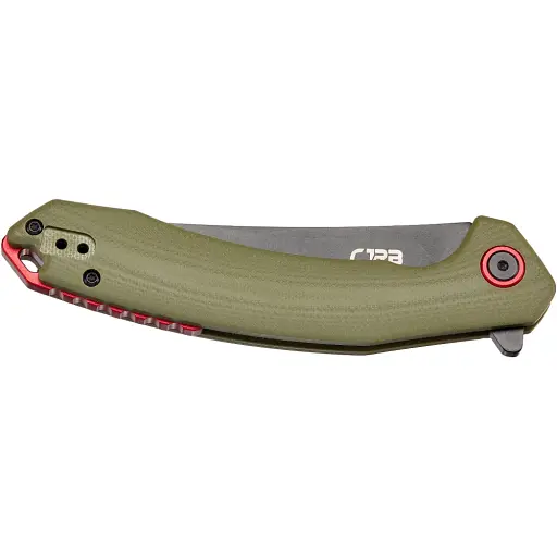Ніж CJRB Gobi Black Blade Green - фото 3