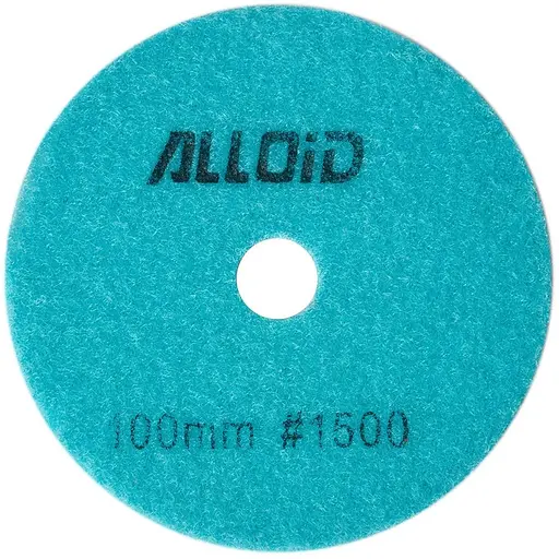 Круг алмазний Alloid Building Tools Combs шліфувальний на липучці 100 мм зерно 1500 (DD-63384) - фото 1