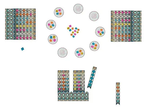 Настольная игра Plan B Games Азул. Витражи Синтры (Azul: Stained Glass Of Sintra) (укр.) (NMG60011UA) - фото 4