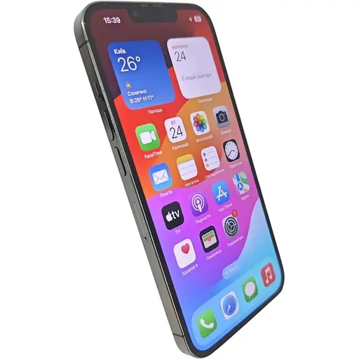 Смартфон Apple iPhone 13 Pro 256Gb Graphite A2638 (MLVV3ZD/A) (H42GQG916H) Б/В - фото 1