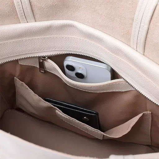 Сумка-шоппер Shvigel из натуральной кожи 29х30х12 см sum0027040 - фото 8