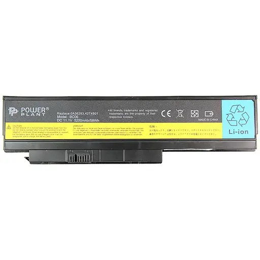 Акумулятор PowerPlant для ноутбуків IBM/LENOVO ThinkPad X230 (0A36281) 11.1V 5200mAh