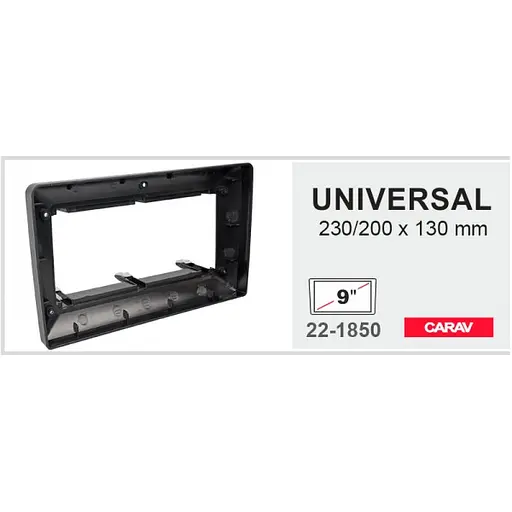 Универсальная рамка для перехода с 2 DIN на 9" Carav 22-1850 - фото 6