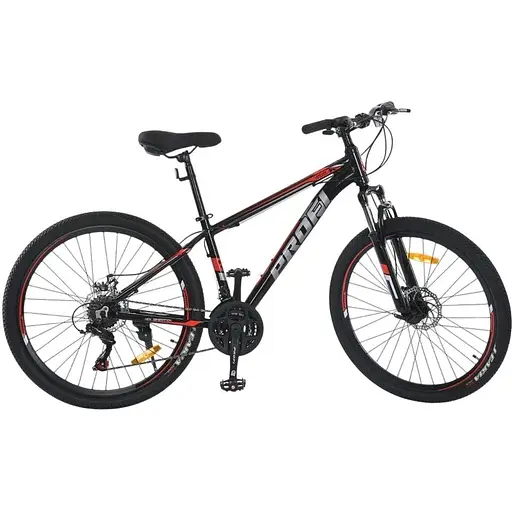 Велосипед Shimano MTB2602 26" алюминиевая рама черно-красный