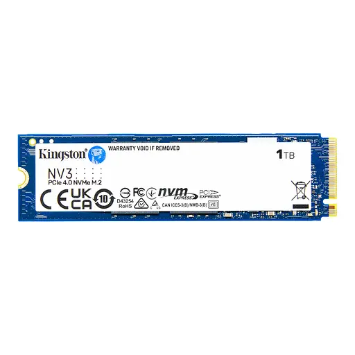 SSD-накопитель Kingston M.2 1 ТБ PCIe 4.0 NV3 - фото 1