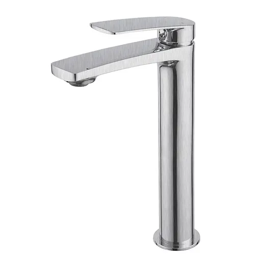 Змішувач для умивальника високий Volle Cante 26 мм cepillado níquel 1512.011302 Нікель - фото 1