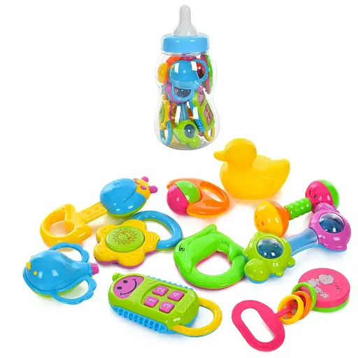 Брязкальце в колбі 3838A-34, 10 шт., від 8 см (В асортименті)