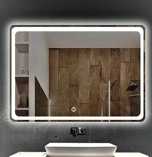 Дзеркало Dusel DE-M3051 75x120, Білий - фото 8