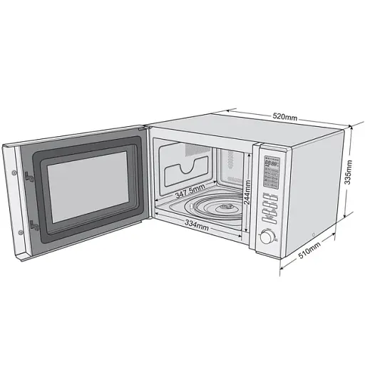 Микроволновая печь Hanseatic AC930AHZ - фото 2