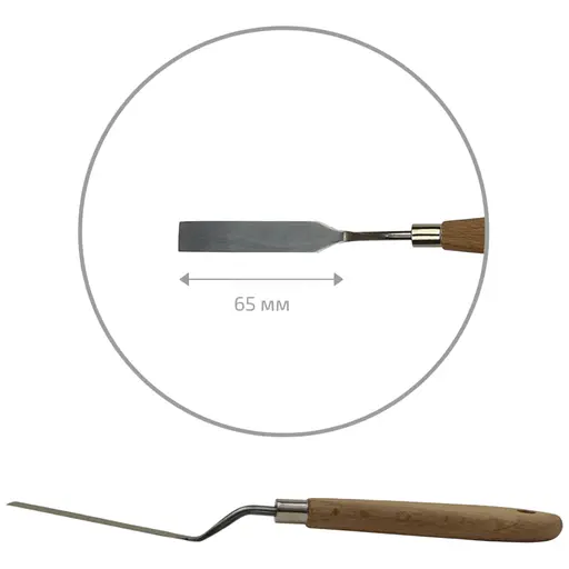 Мастихін Rosa Studio 11908 прямокутний довжина 6.5 см ст.код1021 - фото 1