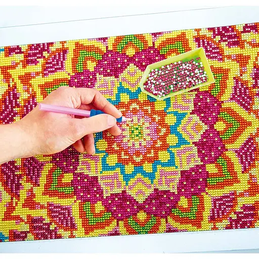 Набір для створення картини Craze Diamondz Мандала зі стразами (47767) - фото 7