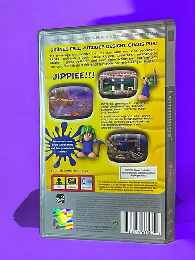 Ліцензійний диск на PSP ліцензія Lemmings - фото 3