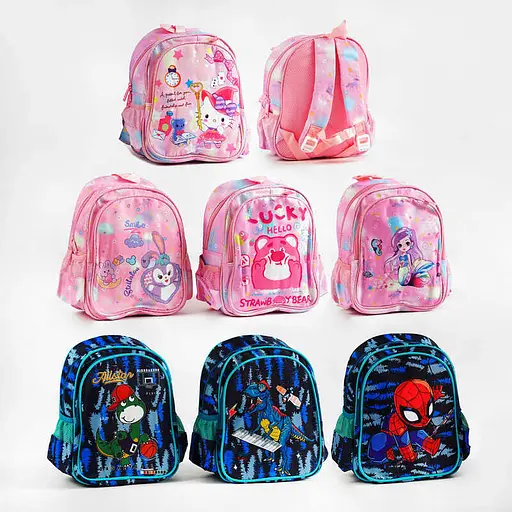 Рюкзак шкільний Герої мультфільмів, 33x27x12 см, C62510 (В асортименті) - фото 7