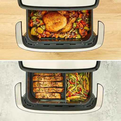 Аэрогриль Tefal Dual Easy Fry Flex 2700 Вт черный (EY9228E0) - фото 6