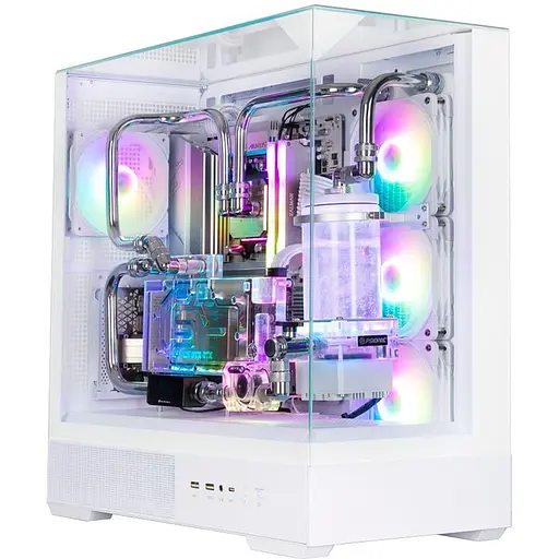 Корпус Zalman P40 Prism Plus ARGB без блока питания, белый (P40PRISMPLUSWHITE) - фото 6