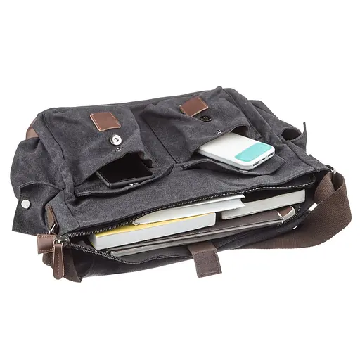 Сумка мужская Vintage 30х35х12 см sum0012292 - фото 3